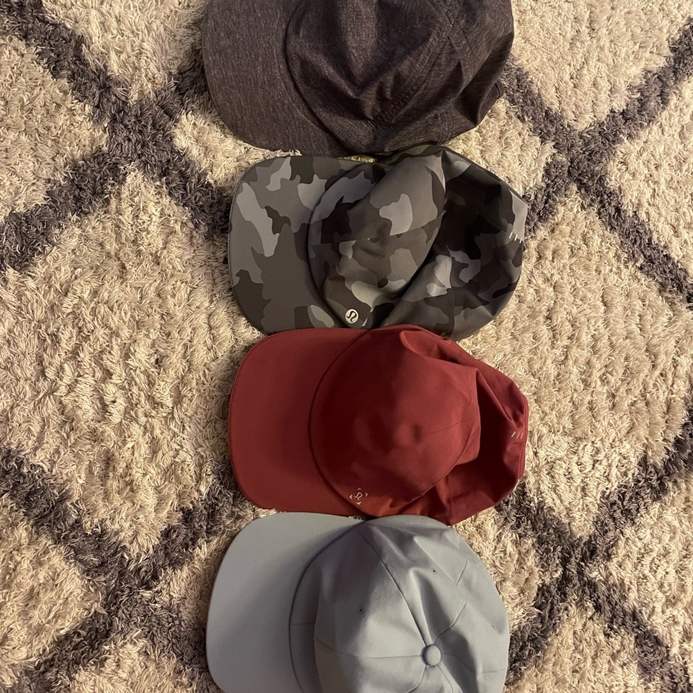 4 Lululemon Men’s athletic hats